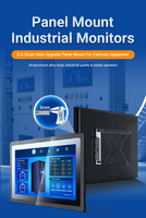 Monitor Táctil Industrial de Marco Abierto, Capacitivo, Integrado, con Montaje VESA en Pared, Sin Ventilador, IP65, Marco de Aleación de Aluminio, de 10.1 a 21.5 Pulgadas