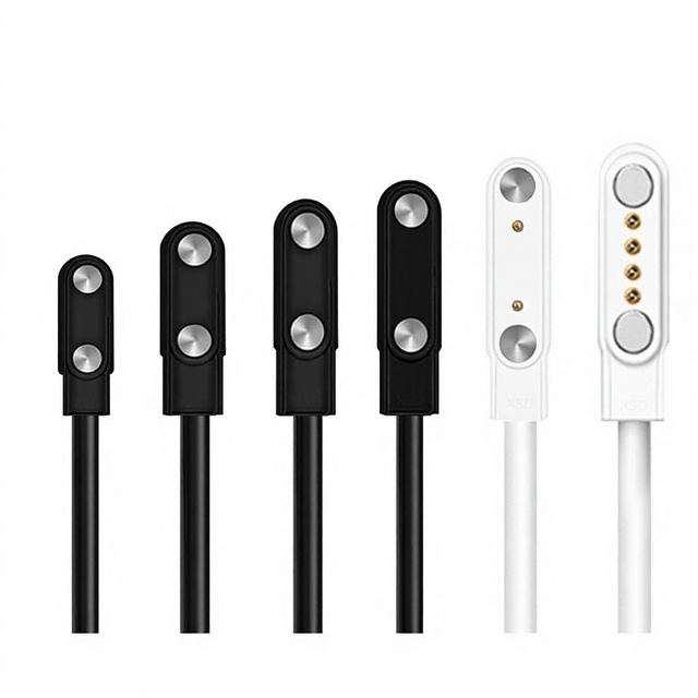 Kids Smartwatch USB Magnetic Charging Cable 2-Pin Design PVC Material Made China for Small Appliances Smart Bracelets Toys