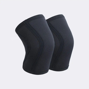 Genouillère en néoprène rose et noir, respirante, de protection, avec fermeture à enfiler, universelle, unisexe, pour volley-ball et basketball - Product Image 4