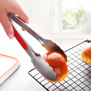 Stainless Steel Food Tongs Set 5 Pieces Heat Resistant For BBQ Baking Cooking Tools - Product Image 1