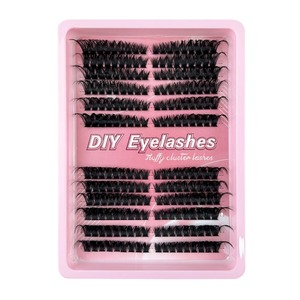 C D Curl Wispy DIY Lash <b>Clusters</b> Faux Mink Mix Length 3D Fluffy Synthetic Lashes - Product Image 5