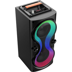 Haut-parleur portable Wesdar 20W avec lumière de flamme RVB et télécommande - Son stéréo 2x10W, Bluetooth 5.0, haut-parleur de fête avec basses puissantes - Product Image 4