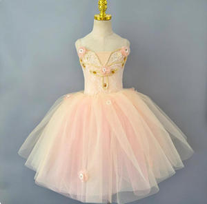 Nuevo Vestido de Ballet Clásico Largo Giselle Profesional para Niñas, Tutú Elegante - Product Image 6