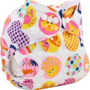 Pañal de Tela de Bambú XXL en Oferta, Pañal Reutilizable de Algodón Estampado para Bebés - Product Image 5