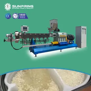 SunPring frk extruder fortify rice process line fortified rice kernel equipment