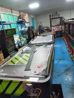 Machine de jeu de hockey à air à pièces pour enfants à pièces Divertissement Jeu de sport de table de hockey à air électrique