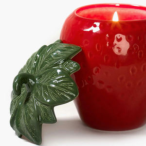 Charmant pot à bougie en forme de fraise Home Decor Grand pot à bougie Illuminez votre <span class=keywords><strong>espace</strong></span> avec une ambiance <span class=keywords><strong>douce</strong></span> - Product Image 6