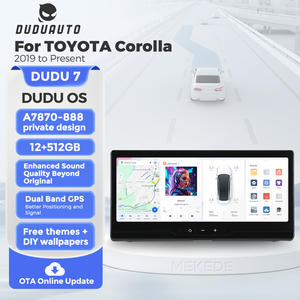 MEKEDE DUDU7 A7870 Écran radio Android, système multimédia de voiture, Car-play, navigation GPS automatique pour TOYOTA Corolla 12,3 pouces de <span class=keywords><strong>2019</strong></span> à aujourd'hui - Product Image 1