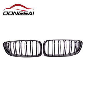 Griglia Anteriore a Doppia Barra Nero Lucido per BMW Serie 4 F32 F33 F36 M3 F80 M4 F82 F83, Set Griglie in ABS a Iniezione - Product Image 2