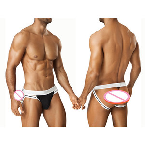 Tùy Chỉnh Hot Sexy Phù Hợp Với Hoàn Hảo Thấp Tăng Bông Sọc Dây Đeo Cậu Bé jockstrap - Product Image 5