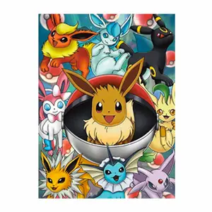 Poke'mon Comic Anime Poster 3D Lenticular Moving Picture