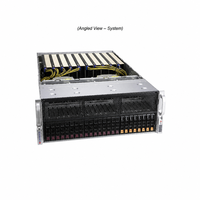 Serveur GPU en rack 4U SYS-420GP-TNR, double socket, 10 GPU, 24 baies, pour l'IA, l'apprentissage profond, le calcul haute performance (HPC), le rendu VDI