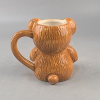 Mug en céramique Lelyi Ins, motif ours en peluche et fille de dessin animé, style haut de gamme, tasse à café, directement de l'usine