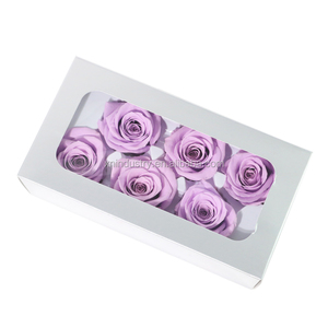 Di alta qualità 5-6cm <span class=keywords><strong>Rose</strong></span> naturali vere conservate teste di rosa nera per la decorazione di fiori di san valentino laurea ringraziamento - Product Image 5