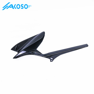 AKOSO <span class=keywords><strong>100</strong></span>% 3K 3*3 accesorios de motocicleta de fibra de carbono seco guardabarros trasero para <span class=keywords><strong>Triumph</strong></span> Street Triple 765 RS 2017 + - Product Image 3