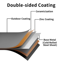 Cubierta de Aire Acondicionado de Aluminio para Exteriores, Flexible, Ahorradora de Energía, de Tamaño Personalizado, para Bomba de Calor, Montada en la Pared, Diseño Gráfico Duradero