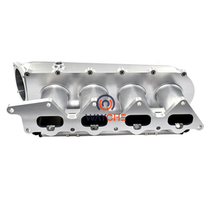 Collecteur d'admission en aluminium 2,0 L 4G63T 4G63 pour <span class=keywords><strong>Mitsubishi</strong></span> Lancer <span class=keywords><strong>Colt</strong></span> <span class=keywords><strong>Evolution</strong></span> 8 Galant Pajero - Product Image 2