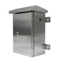 Boîtier de distribution électrique mural en acier inoxydable SUS 304, étanche IP66, taille personnalisable, panneau de commande d'alimentation