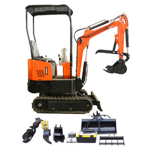 American casa d'aste identica Mini cingolato scavatore macchina cina nuovo economico 1 Ton Mini escavatore in vendita - Product Image 3