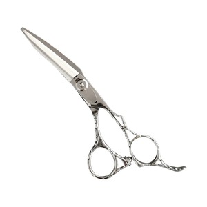 Ciseaux de coiffure pliables en acier inoxydable, ciseaux de précision pour salon, design personnalisé, outil de coiffure professionnel, vente en gros - Product Image 4