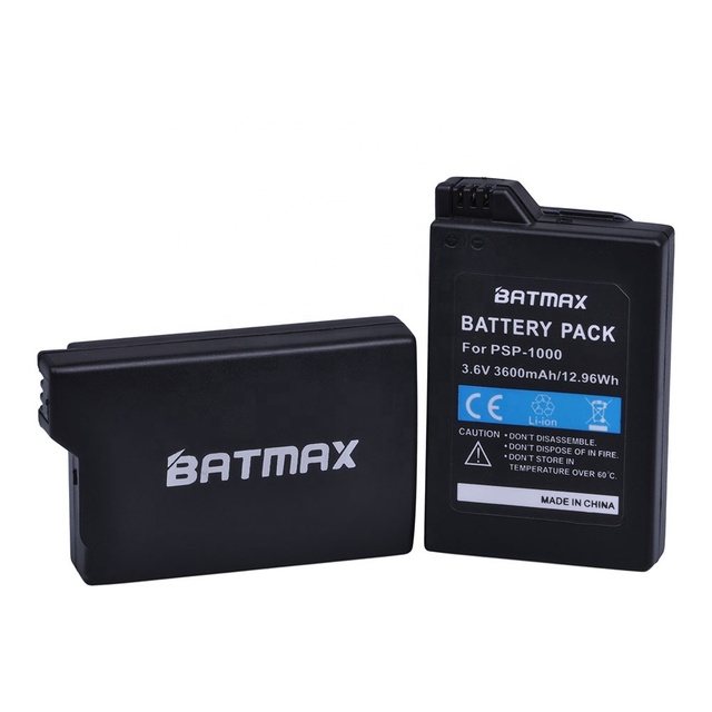 BATMAX 3600mAh Rechargeable Battery for Sony PSP1000, PSP110, PSP 1000 Gamepad Batteries for Play-Station Portable Controller