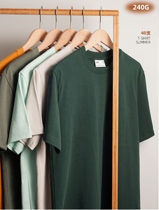 Camiseta cómoda de cuello redondo, camiseta extragrande con estampado, oferta especial, camisetas de algodón con estampado personalizado, camisetas lisas al por mayor - Product Image 2