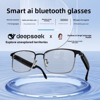 Lunettes IA HY-G9 à écran tactile, monture ABSPC, traduction simultanée 144 langues, voix sans fil en temps réel pour la musique