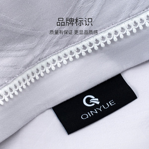 ผ้านวมไหมแท้ 100% QINYUE ขนาด 200x230 ซม. สำหรับฤดูใบไม้ผลิและฤดูใบไม้ร่วง ระบายอากาศได้ดี เหมาะสำหรับใช้ในบ้าน ทอลายทวิล - Product Image 1