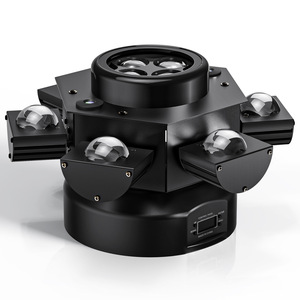 DJ Lights 6 Arm Bee Eyes LED Beam Moving Head Light avec R G Laser Effects DMX Éclairage de scène <span class=keywords><strong>pour</strong></span> Disco Music Dance Party - Product Image 3