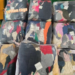 Vente chaude usine : Chiffons de coton industriels pour la découpe de <span class=keywords><strong>v</strong></span>êtements usagés, chiffons de t-shirts de couleur foncée, Trapos Industriales - Product Image 6
