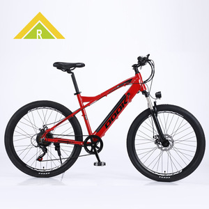 Vélo de montagne électrique Dook 27,5 pouces en alliage d'aluminium avec fourche à suspension et batterie intégrée pour adultes - Product Image 1