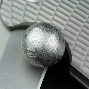 Cuentas Redondas Sueltas de Ágata de Hierro Gibeon Natural Genuina, Plata 925, 7mm 8mm 9mm, Certificadas por CMA para Fabricación de Joyas <span class=keywords><strong>AAAAA</strong></span> - Product Image 5