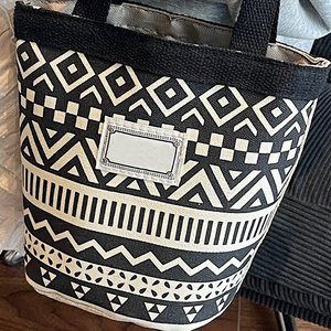 Bolsa de lona nueva de gran capacidad para mujer, estilo étnico estampado - Product Image 3