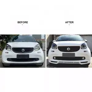 High Quality Body Kit Car Anterior Lip Front Bumper Lip For Smart Fortwo W453 2015-2019