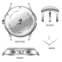 Montre à Quartz en acier inoxydable pour femme, cadran de luxe, cadran lumineux, cadran en argent et or Rose