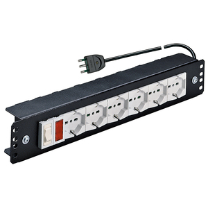 Universal Panel 6 Outlets With Indicator <b>Light</b> And Cable 51 Cm Length - Product Image 1