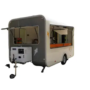 Good Quality Factory Directly Food Truck Trailer Outdoor Custom Fully Equipped Ice Cream Food Trailer