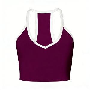 Top de Yoga para Mujer 2026, Cuello Redondo Personalizable, Talla Grande, Ligero, Sin Mangas, para Yoga Diario - Product Image 2