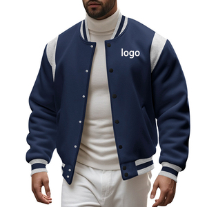 Chaqueta de Béisbol Personalizada de Otoño Invierno para Hombre, Chaqueta Deportiva Informal, Gruesa, de Alta Gama, con Forro Polar, Chaqueta de Béisbol - Product Image 3
