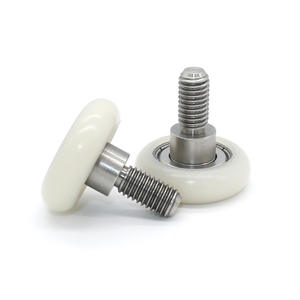 Manufacturer-Supplied Wear-Resistant Conveyor Rollers BDR30/C6L16 Screw <b>Pulleys</b> S608ZZ Bearing-Coated Plastic Rollers - Product Image 1