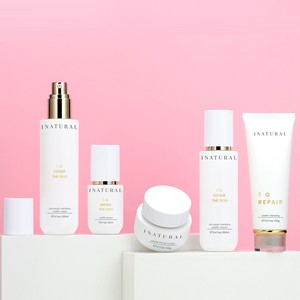 Lujo 50g 30ml 100mL 120ml vidrio grueso blanco mate botella de vidrio cosmético y tarro gris esmerilado juego de cosméticos de vidrio verde mate - Product Image 2