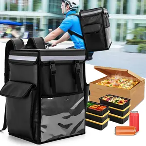 Large Camping Picnic Bag Insulated Catering Cooler Bag Thermal Pizza Bike Food Delivery Bag Backpack