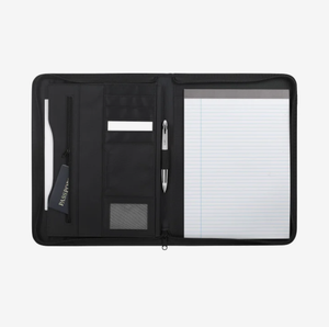 Portafolio Ejecutivo Personalizado con Cierre, Organizador de 30 Páginas de Cuero PU para Regalo Corporativo o Empresarial - Product Image 3