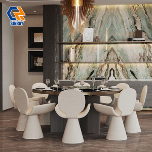Baldosas de Piedra Sinterizada Moderna, Brillante, Antideslizante, Antibacteriana y Resistente al Desgaste, de 1600x3200 mm, con Bordes Decorativos, para Dormitorio - Product Image 3
