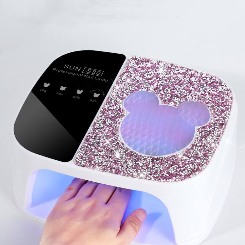 Professional 108W Cartoon Gel Polish Fast Drying Nail Lamp SUN S80 36 Leds 2 in 1 Electric UV LED Nail Dryer With Diamond
