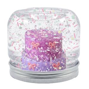 Juguetes Montessori a granel, juguete blando de comida de juguete, estilo pastel de fresa en rodajas, slime de mantequilla blanco y rosa, paquete de regalo para niños, kit de slime DIY - Product Image 5