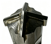 Foret à percussion SDS MAX à 4 cannelures avec pointe en carbure S4 pour béton et pierre dure, diamètre 8-40 mm, sablé