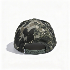 Retro 1969 VIRMOA WEAR DEPT Embroidered Camouflage 5-Panel Cotton Yarn Baseball <b>Cap</b>-Unisex Casual Four Seasons - Product Image 3