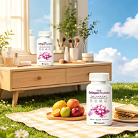 Capsules de collagène végétalien pur naturel OEM avec acide hyaluronique, biotine et vitamine C pour une peau jeune et un soutien de la longévité cutanée