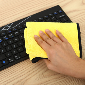 Hai mặt 20*30cm 600gsm rửa xe Khăn san hô Fleece xe khăn thấm đặc biệt vệ sinh khăn có sẵn cho bán buôn - Product Image 6